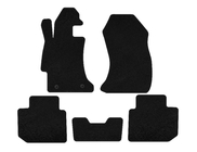 Subaru Impreza 2011-2016 Textile Floor Mats Classic (SD, Black) photo 1