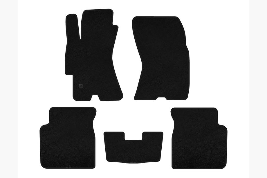 Subaru Outback 2005-2009 Textile Floor Mats Classic (Black) Image