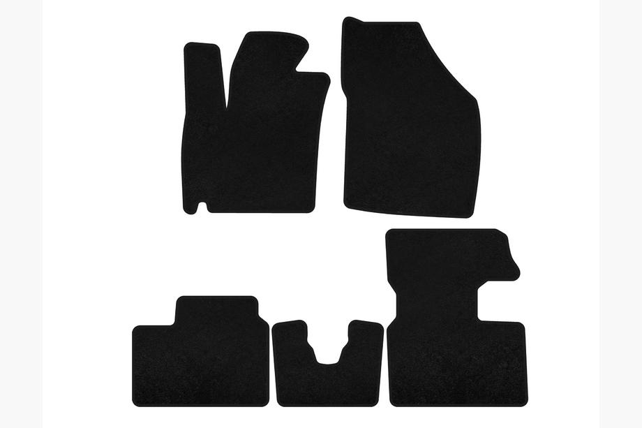 Suzuki Ignis 2016- Textile Floor Mats Classic (2016-2020, HB, Black) Image