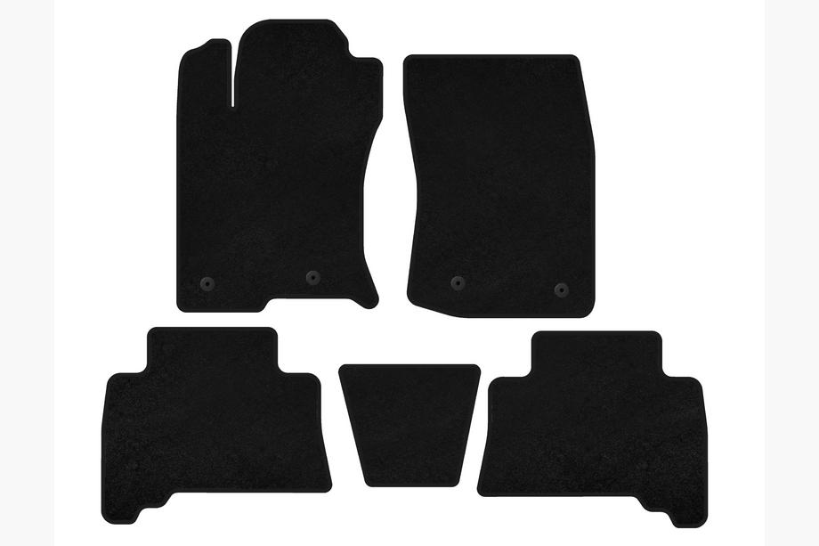 Toyota 4Runner 2009-2024 Textile Floor Mats Classic (2009-2014, Black) Image