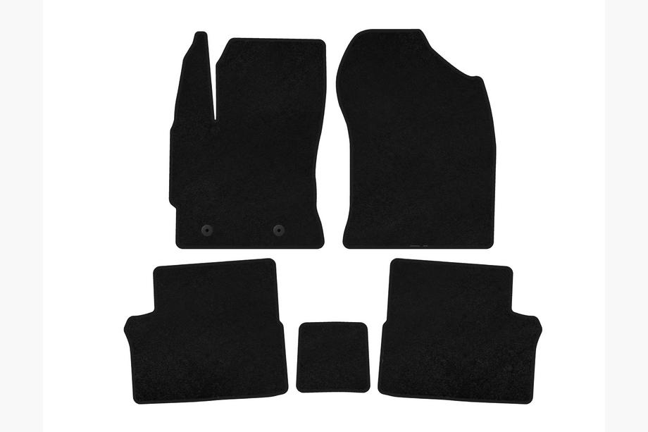 Toyota Auris 2012-2018 Textile Floor Mats Classic (black) Image