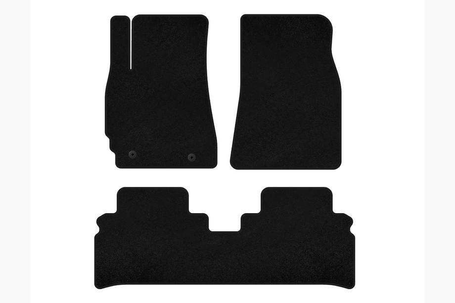 Toyota Highlander 2000-2008 Textile Floor Mats Classic (black) Image