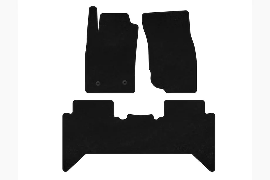 Toyota Hilux 2006-2015 Textile Floor Mats Classic V2 (black) Image