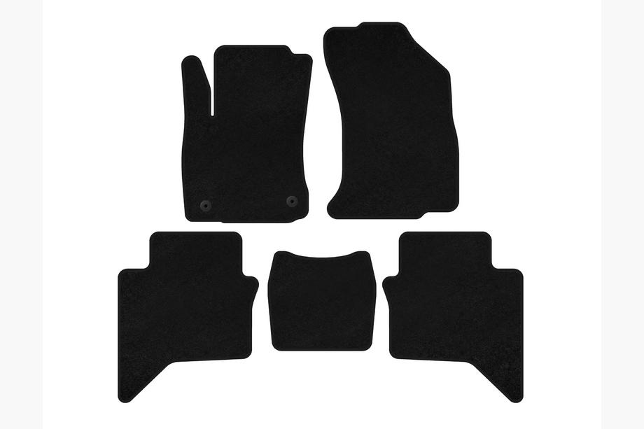 Toyota Hilux 2015- Textile Floor Mats Classic (black) Image