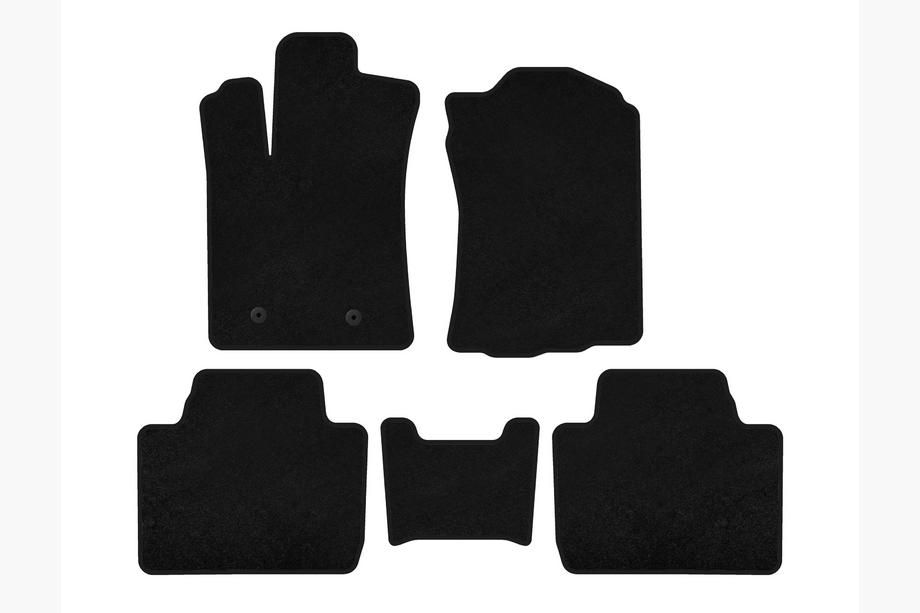 Toyota Tacoma 2015–2023 Textile Floor Mats Classic (black) Image