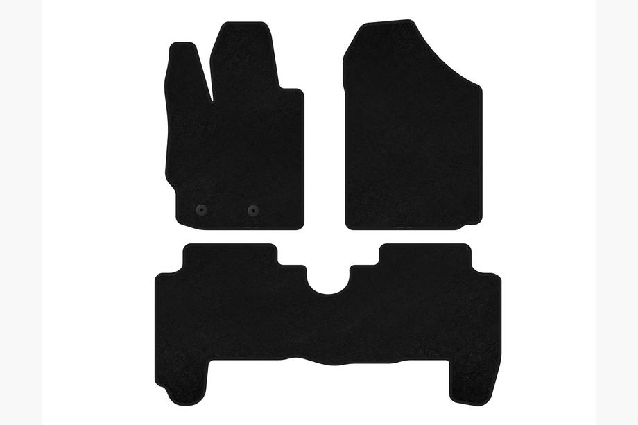 Toyota Yaris 2006-2011 Textile Floor Mats Classic (HB, 5-Door, Black) Image