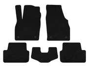 Volkswagen Polo 2017- Textile Floor Mats Classic (HB, Black) photo 1