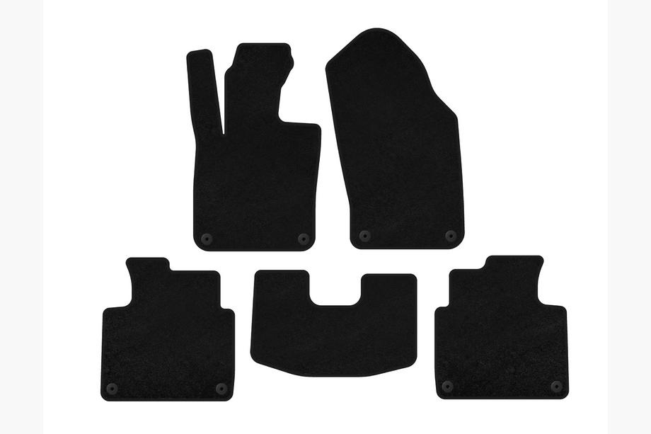 Volvo S90/V90 2016- Textile Floor Mats Classic (SD, Short Wheelbase, Black) Image