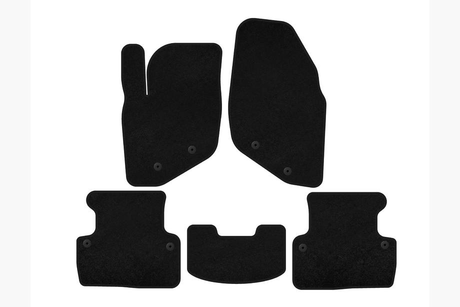 Volvo V70 2000-2007 Textile Floor Mats Classic (black) Image