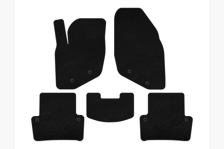 Volvo XC70 2000-2007 Textile Floor Mats Classic (Black) Image