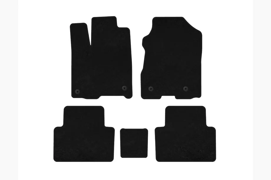 Acura RDX 2012-2018 Textile Floor Mats Classic (Black) Image