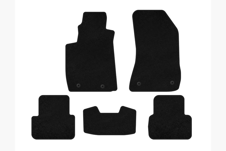 Alfa Romeo 159 2005–2011 Textile Floor Mats Classic V-2 (black) Image