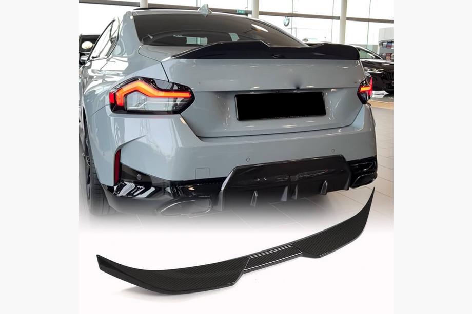 BMW 2 Series G42 2021- M4-Style V3 Spoiler (Carbon) Photo 1