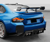 BMW 2 Series G42 2021- Spoiler V7 (Gloss Black) photo 3