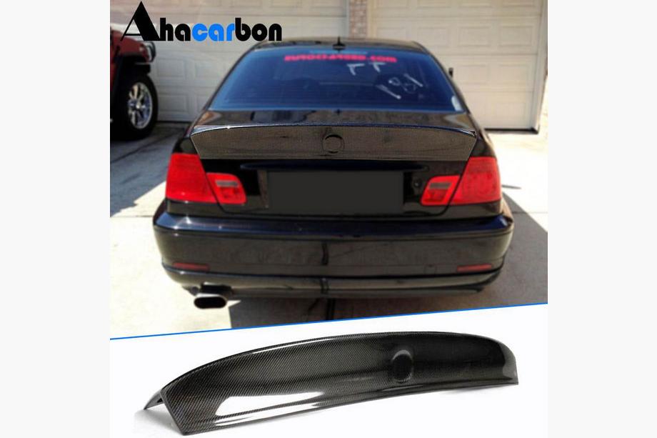 BMW 3 Series E46 1998-2006 Trunk Lid Spoiler Carbon V2 (Coupe) Image
