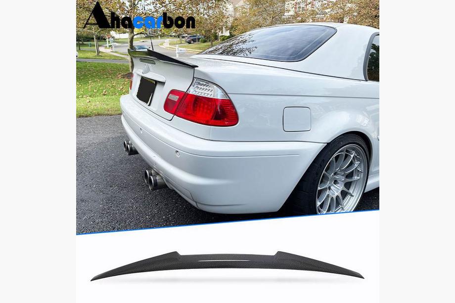 BMW 3 Series E46 1998-2006 M4-Style Spoiler (for Coupe, Carbon) Image