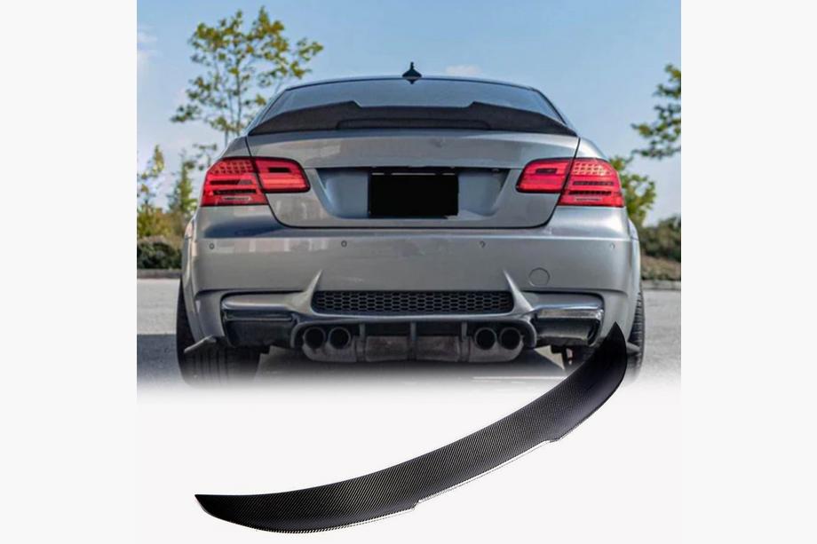 BMW 3 Series E90/E91 2005-2011 Trunk Lid Spoiler FRP V1 (SD) Image