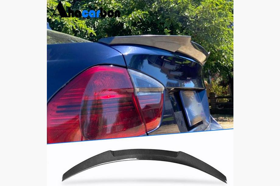 BMW 3 Series E90/E91 2005-2011 PSM-Style V2 Spoiler (for E90, Carbon) Image