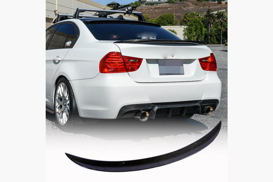 BMW 3 Series E90/E91 2005-2011 MP-Style Spoiler (for E90, Carbon) Image