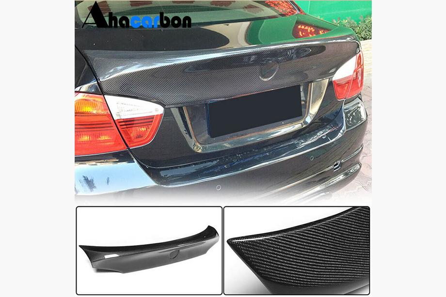 BMW 3 Series E90/E91 2005-2011 CSL-Style Spoiler (for E90 2005-2008, Carbon) Image