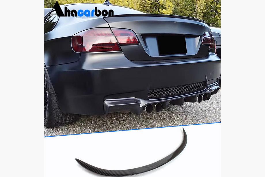 BMW 3 Series E90/E91 2005-2011 Trunk Lid Spoiler Carbon V7 (SD) Image