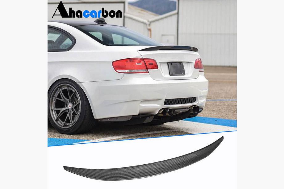 BMW 3 Series E90/E91 2005-2011 Rear Trunk Spoiler Carbon Fiber V5 (Coupe) Image