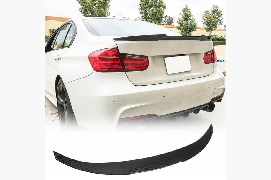 BMW 3 Series F30/F31 2012-2019 Trunk Lid Spoiler Carbon Look ABS (SD) Image