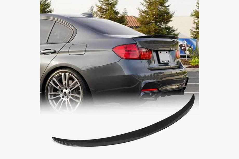 BMW 3 Series F30/F31 2012-2019 Trunk Lid Spoiler Gloss Black ABS (SD) Image