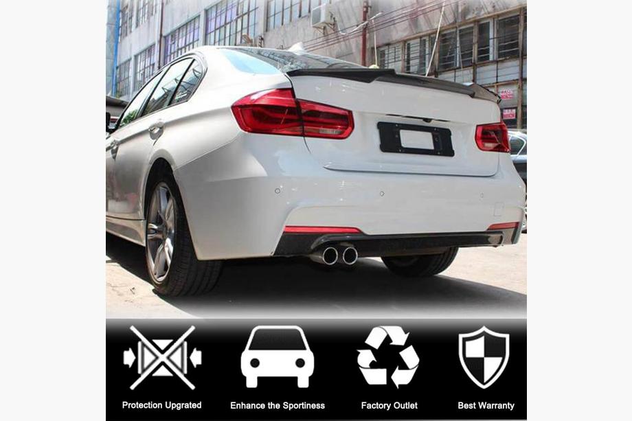 BMW 3 Series F30/F31 2012-2019 Trunk Lid Spoiler FRP V14 (SD) Photo 2