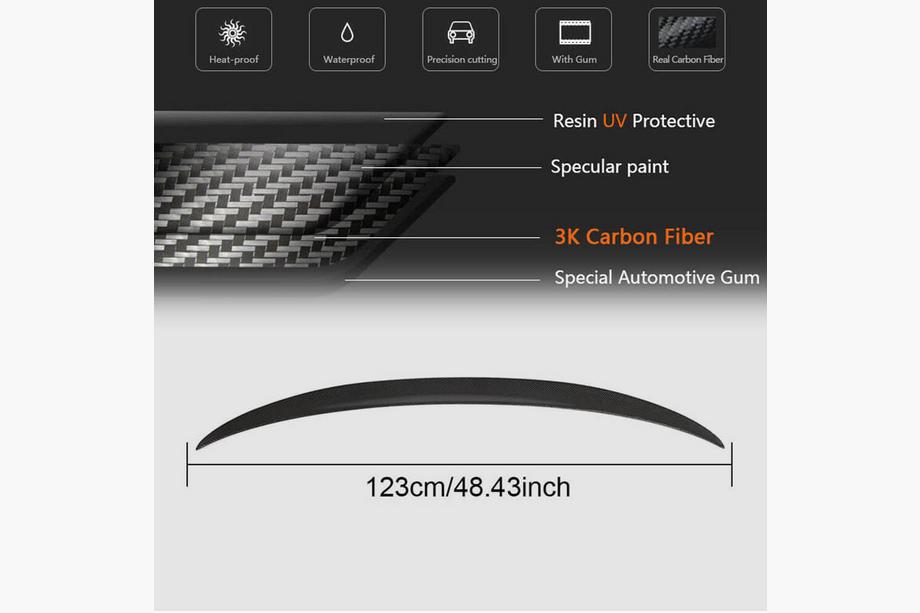 BMW 3 Series F30/F31 2012-2019 MP-Style V1 Spoiler (for F30/F80) Photo 5