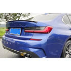 BMW 3 Series G20/G21 2018- Rear Trunk Spoiler Glossy Black ABS V3 (SD) photo 3