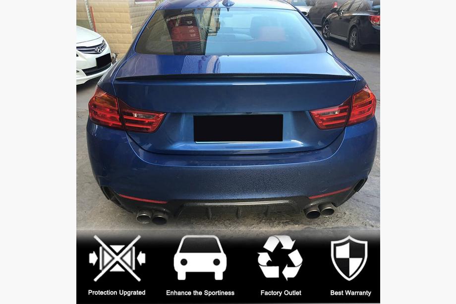BMW 4 Series F32/F33/F36 2012-2020 V8 Spoiler (for F32, Carbon) Photo 3