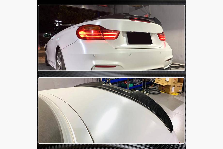 BMW 4 Series F32/F33/F36 2012-2020 M4-Style Spoiler (for F33/F83, Carbon) Photo 4