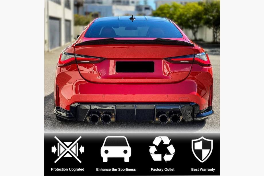BMW 4 Series G22/23/26 2020- PSM-Style V1 Spoiler (for G22/G82, Carbon) Photo 2