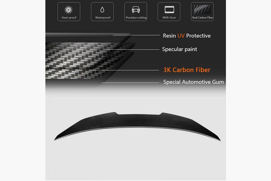 BMW 4 Series G22/23/26 2020- PSM-Style V1 Spoiler (for G22/G82, Carbon) Photo 5