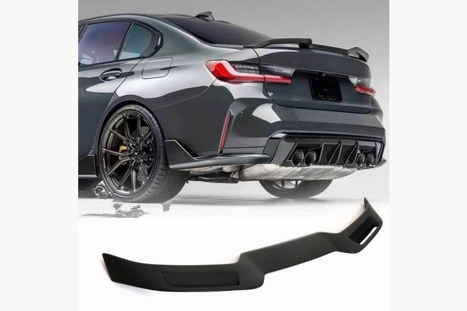BMW 4 Series G22/23/26 2020- Spoiler V2 (for G22/G82, Carbon) Image