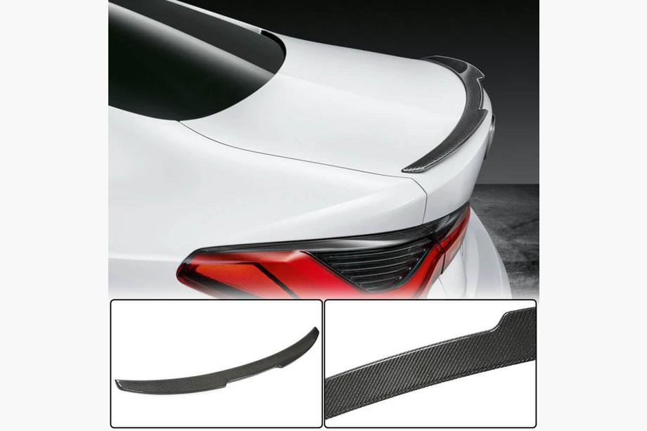 BMW 4 Series G22/23/26 2020- Spoiler V1 (for G22/G82, Carbon) Photo 1