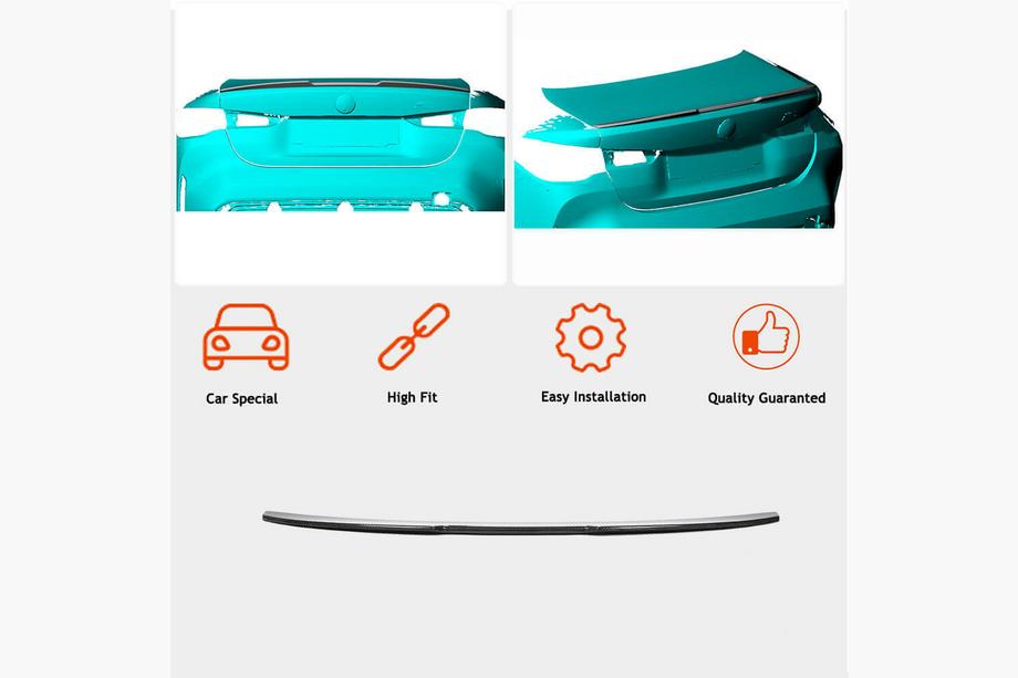 BMW 4 Series G22/23/26 2020- Spoiler V1 (for G22/G82, Carbon) Photo 2