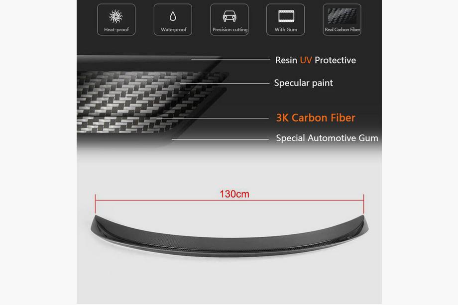 BMW 5 Series F07 2009–2017 Spoiler (2009-2013, Carbon) Photo 5