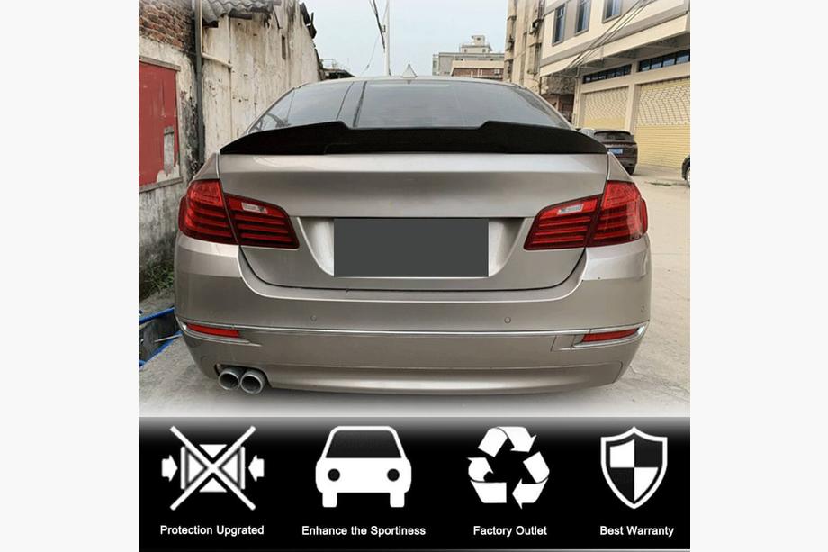 BMW 5 Series F10/F11 2010–2016 Trunk Lid Spoiler Carbon V5 (SD) Photo 2