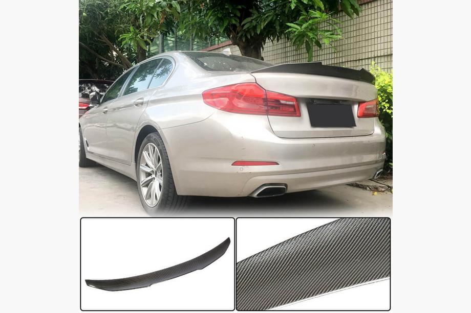 BMW 5 Series G30/G31 2017–2023 Trunk Lid Spoiler Carbon V5 (SD) Image