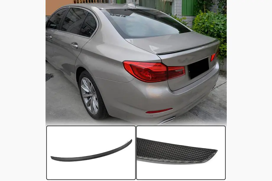 BMW 5 Series G30/G31 2017–2023 Spoiler V4 (for G30/F90, Carbon) Image