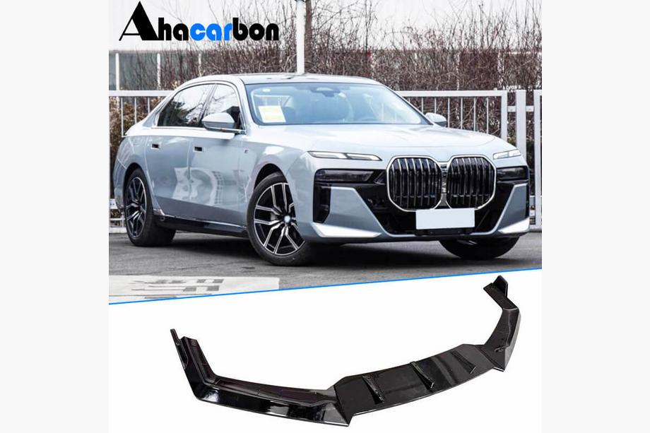 BMW 7 Series G70/G71 2022- Rear Trunk Spoiler Gloss Black ABS (3pcs Set) Image