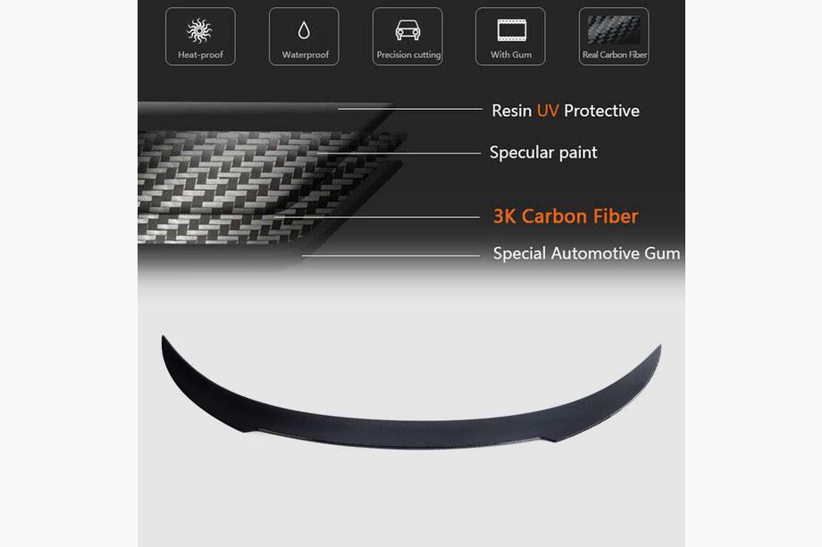 BMW 8 Series G14/G15/G16 2018- M4-Style Spoiler (for G15/F92, Carbon) Photo 3