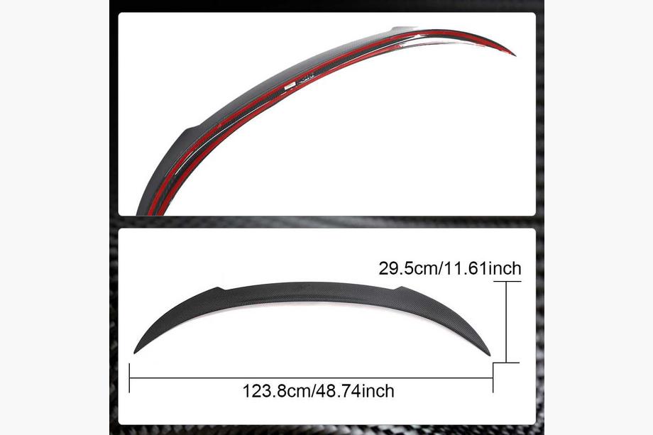 BMW 8 Series G14/G15/G16 2018- M4-Style Spoiler (for G15/F92, Carbon) Photo 4