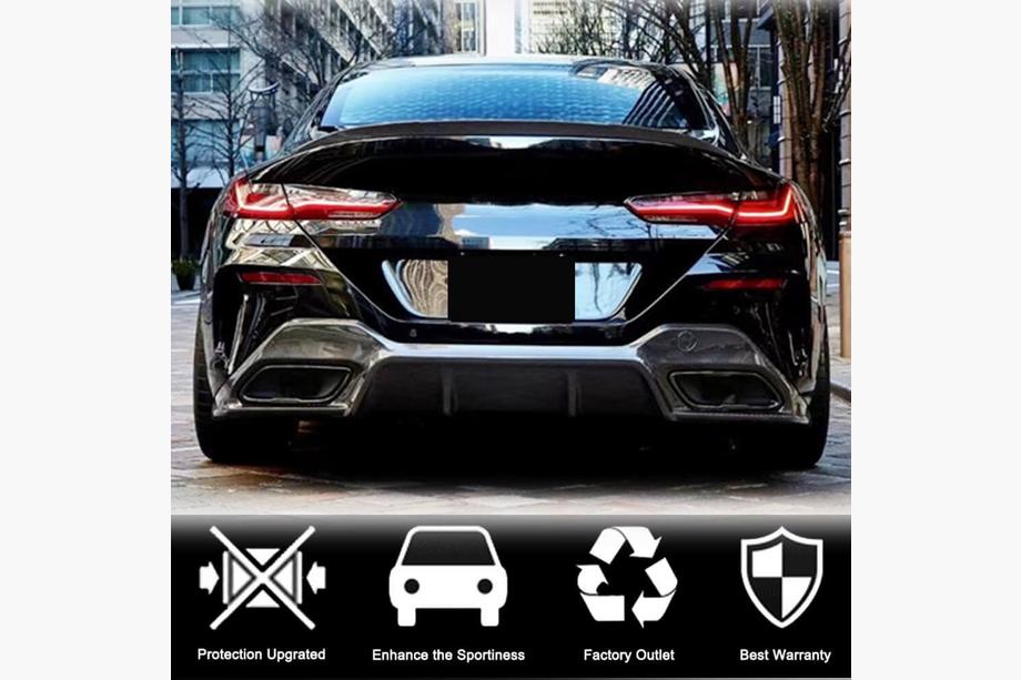 BMW 8 Series G14/G15/G16 2018- P-Style Spoiler (for G16/F93, Carbon) Photo 3