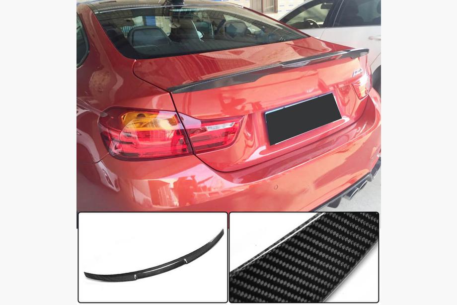 BMW 4 Series F32/F33/F36 2012-2020 M4-Style V4 Spoiler (for F82, Carbon) Image
