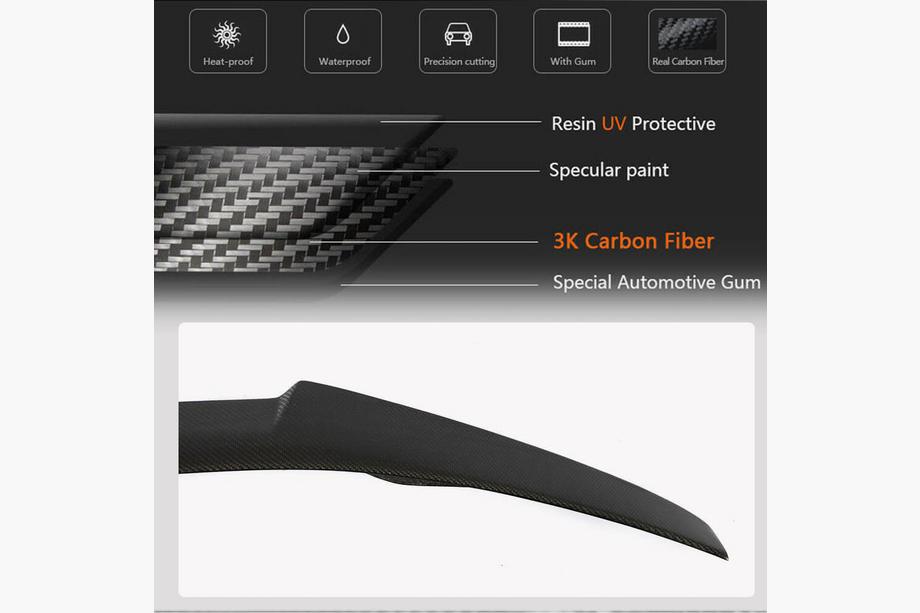 BMW 4 Series F32/F33/F36 2012-2020 M4-Style V2 Spoiler (for F82, Carbon) Photo 3