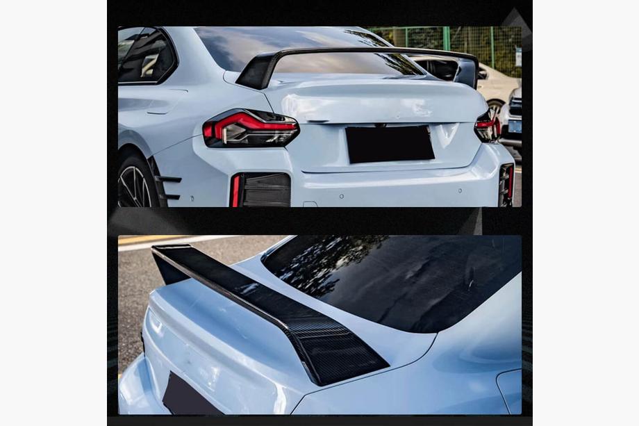 BMW 2 Series G42 2021- V8 Spoiler (Gloss Black) Photo 2