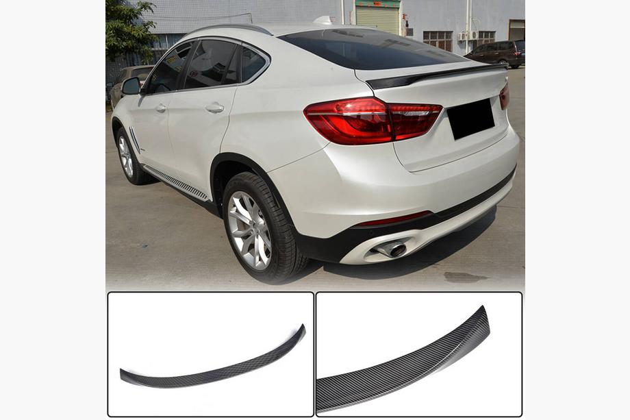 BMW X6 F16 2014-2019 Trunk Lid Spoiler Carbon V3 Image